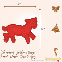 50 Pack Vintage Style Friskie Lamb Cookie Cutter, Christmas Cookie Cutters, Christmas Baking Supplies