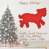 50 Pack Vintage Style Friskie Lamb Cookie Cutter, Christmas Cookie Cutters, Christmas Baking Supplies