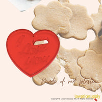 50 Pack Vintage Style Heart I Love You Cookie Cutter, Christmas Cookie Cutters, Christmas Baking Supplies