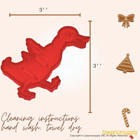 50 Pack Vintage Style Duckling Cookie Cutter, Christmas Cookie Cutters, Christmas Baking Supplies
