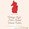 50 Pack Vintage Style Peter Rabbit Cookie Cutter, Christmas Cookie Cutters, Christmas Baking Supplies