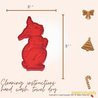 50 Pack Vintage Style Peter Rabbit Cookie Cutter, Christmas Cookie Cutters, Christmas Baking Supplies