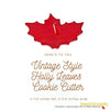 50 Pack Vintage Style Holly Leaves Cookie Cutter, Christmas Cookie Cutters, Christmas Baking Supplies
