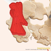 50 Pack Vintage Style Herald Angel Cookie Cutter, Christmas Cookie Cutters, Christmas Baking Supplies