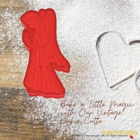 50 Pack Vintage Style Herald Angel Cookie Cutter, Christmas Cookie Cutters, Christmas Baking Supplies