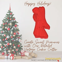 50 Pack Vintage Style Herald Angel Cookie Cutter, Christmas Cookie Cutters, Christmas Baking Supplies