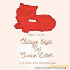 50 Pack Vintage Style Cat Cookie Cutter, Christmas Cookie Cutters, Christmas Baking Supplies