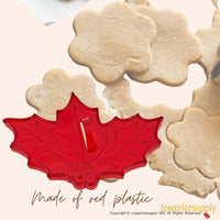 50 Pack Vintage Style Holly Leaves Cookie Cutter, Christmas Cookie Cutters, Christmas Baking Supplies