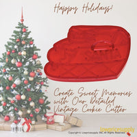 50 Pack Vintage Style Santas Bobsled Cookie Cutter, Christmas Cookie Cutters, Christmas Baking Supplies