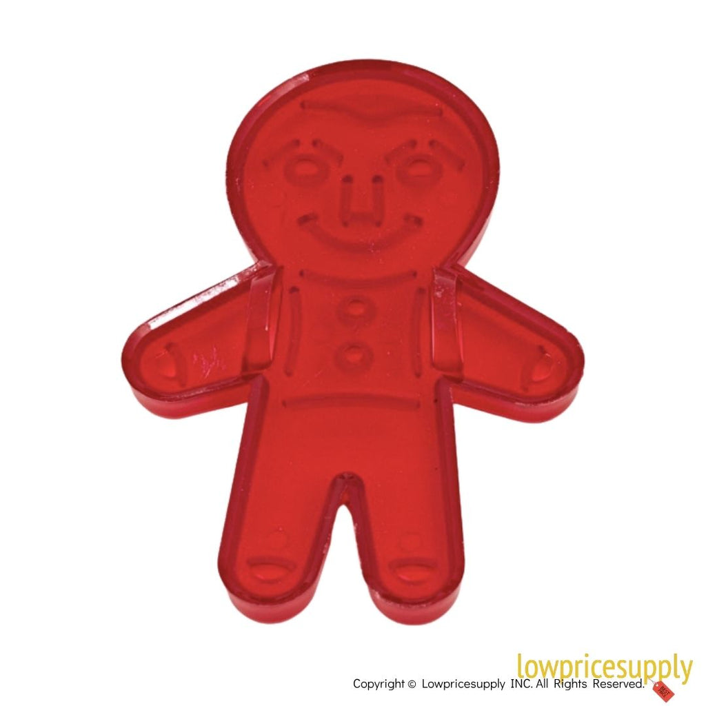 50 Pack Vintage Style Jolly Gingerbread Boy Cookie Cutter, Christmas Cookie Cutters, Christmas Baking Supplies