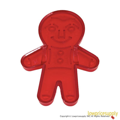 50 Pack Vintage Style Jolly Gingerbread Boy Cookie Cutter, Christmas Cookie Cutters, Christmas Baking Supplies