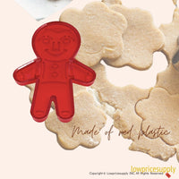 50 Pack Vintage Style Jolly Gingerbread Boy Cookie Cutter, Christmas Cookie Cutters, Christmas Baking Supplies
