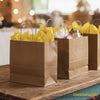 100 CASE Medium 8"L X 5"W X 10.5"H Kraft Paper Shopping Bags Bulk Shopping Bags With Handles For Small Business Retail, Boutiques, And Gift Packaging