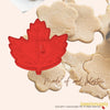 50 Pack Vintage Style Maple Leaf Cookie Cutter, Christmas Cookie Cutters, Christmas Baking Supplies