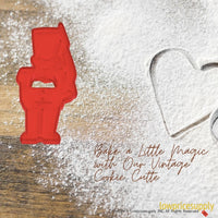 50 Pack Vintage Style Toy Soldier Cookie Cutter, Christmas Cookie Cutters, Christmas Baking Supplies
