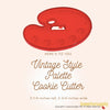 50 Pack Vintage Style Palette Cookie Cutter, Christmas Cookie Cutters, Christmas Baking Supplies
