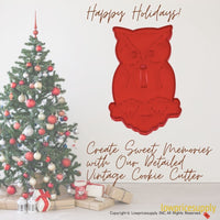 50 Pack Vintage Style Owl Cookie Cutter, Christmas Cookie Cutters, Christmas Baking Supplies