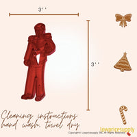 50 Pack Vintage Style Prince Cookie Cutter, Christmas Cookie Cutters, Christmas Baking Supplies