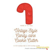 50 Pack Vintage Style Candy Cane Cookie Cutter, Christmas Cookie Cutters, Christmas Baking Supplies