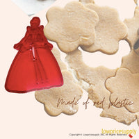 50 Pack Vintage Style Princess Cookie Cutter, Christmas Cookie Cutters, Christmas Baking Supplies