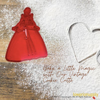 50 Pack Vintage Style Princess Cookie Cutter, Christmas Cookie Cutters, Christmas Baking Supplies