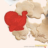 50 Pack Vintage Style Tom Turkey Cookie Cutter, Christmas Cookie Cutters, Christmas Baking Supplies