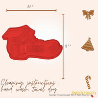 50 Pack Vintage Style Old Women In A Shoe Cookie Cutter, Christmas Cookie Cutters, Christmas Baking Supplies