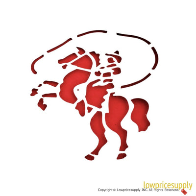 50 Pack Vintage Style Cake Decorating Cowboy Cookie Cutter, Christmas Cookie Cutters, Christmas Baking Supplies