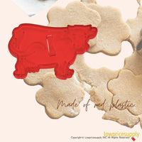 50 Pack Vintage Style Cow Cookie Cutter, Christmas Cookie Cutters, Christmas Baking Supplies