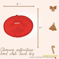 50 Pack Vintage Style Pumpkin Cookie Cutter, Christmas Cookie Cutters, Christmas Baking Supplies