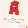 50 Pack Vintage Style Cowboy Cookie Cutter, Christmas Cookie Cutters, Christmas Baking Supplies