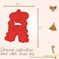50 Pack Vintage Style Cowboy Cookie Cutter, Christmas Cookie Cutters, Christmas Baking Supplies
