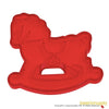 50 Pack Vintage Style Hobby Horse Cookie Cutter, Christmas Cookie Cutters, Christmas Baking Supplies