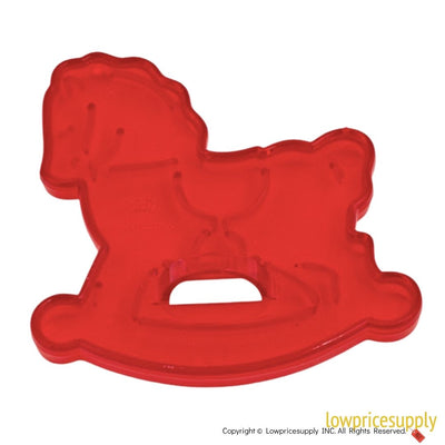 50 Pack Vintage Style Hobby Horse Cookie Cutter, Christmas Cookie Cutters, Christmas Baking Supplies