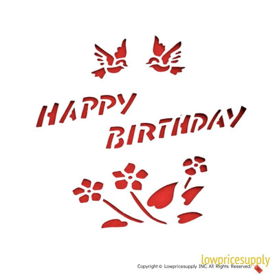 50 Pack Vintage Style Cake Decorating Happy Birthday Cookie Cutter, Christmas Cookie Cutters, Christmas Baking Supplies