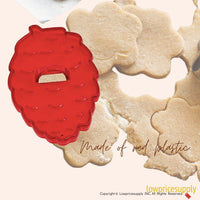 50 Pack Vintage Style Pine Cone Cookie Cutter, Christmas Cookie Cutters, Christmas Baking Supplies