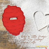 50 Pack Vintage Style Pine Cone Cookie Cutter, Christmas Cookie Cutters, Christmas Baking Supplies