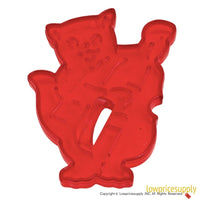 50 Pack Vintage Style Cat Fiddle Cookie Cutter, Christmas Cookie Cutters, Christmas Baking Supplies