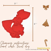 50 Pack Vintage Style Mary Contrary Cookie Cutter, Christmas Cookie Cutters, Christmas Baking Supplies