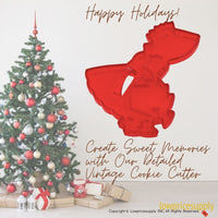 50 Pack Vintage Style Mary Contrary Cookie Cutter, Christmas Cookie Cutters, Christmas Baking Supplies