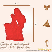 50 Pack Vintage Style Shepherd With Lamb Cookie Cutter, Christmas Cookie Cutters, Christmas Baking Supplies