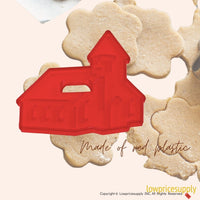 50 Pack Vintage Style Church Cookie Cutter, Christmas Cookie Cutters, Christmas Baking Supplies