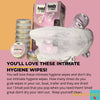 40 PCS INTIMATE HYGIENE Wet Napkin Wipes Press-On Towelette for Men and Women