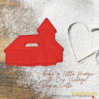 50 Pack Vintage Style Church Cookie Cutter, Christmas Cookie Cutters, Christmas Baking Supplies