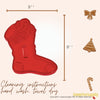 50 Pack Vintage Style Christmas Stocking Cookie Cutter, Christmas Cookie Cutters, Christmas Baking Supplies