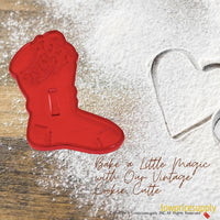 50 Pack Vintage Style Christmas Stocking Cookie Cutter, Christmas Cookie Cutters, Christmas Baking Supplies