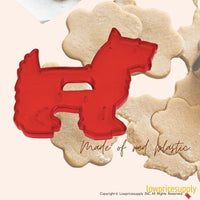 50 Pack Vintage Style Scottie Dog Cookie Cutter, Christmas Cookie Cutters, Christmas Baking Supplies