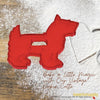 50 Pack Vintage Style Scottie Dog Cookie Cutter, Christmas Cookie Cutters, Christmas Baking Supplies