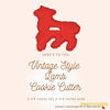 50 Pack Vintage Style Lamb Cookie Cutter, Christmas Cookie Cutters, Christmas Baking Supplies