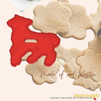 50 Pack Vintage Style Lamb Cookie Cutter, Christmas Cookie Cutters, Christmas Baking Supplies